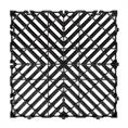 Gitterfliese schwarz premium 400x400x30mm (Set 10 Stück)