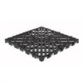 Gitterfliese schwarz premium 400x400x30mm (Set 10 Stück)