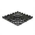 Gitterfliese schwarz premium 400x400x30mm (Set 10 Stück)