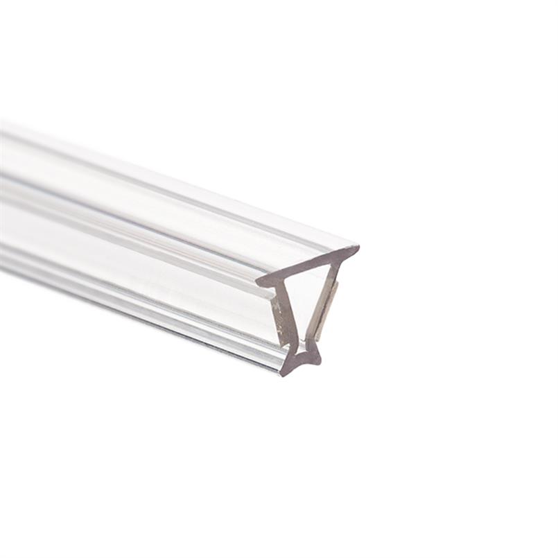 Glasanschlussprofil 135 Grad 12-12,8 mm transparent (L=3m)