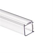 Glasanschlussprofil Ecke 10-10,8 mm transparent (L=3m)