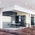 Glasanschlussprofil Ecke klein 10-10,8 mm transparent (L=3m)