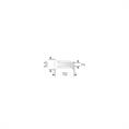 Glasanschlussprofil Ecke klein 10-10,8 mm transparent (L=3m)