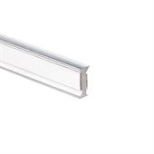 Glasanschlussprofil Ecke klein 10-10,8 mm transparent (L=3m)