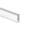 Glasanschlussprofil Ecke klein 12-12,8 mm transparent (L=3m)