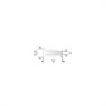 Glasanschlussprofil Ecke klein 12-12,8 mm transparent (L=3m)