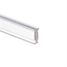 Glasanschlussprofil Ecke klein 12-12,8 mm transparent (L=3m)