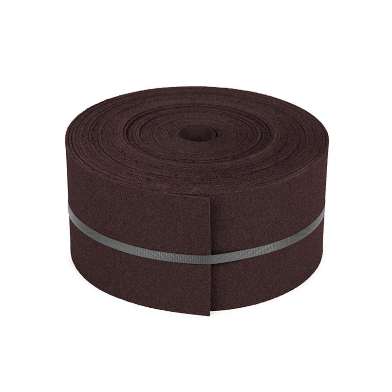 Gummi Gartenkante braun 15cm (L=20m)