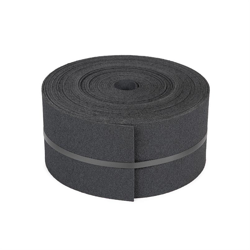 Gummi Gartenkante grau 15cm (L=20m)