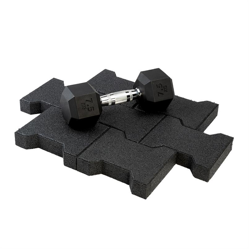 Gummi Verbundpflaster 20x16,5x4,3cm dunkelgrau