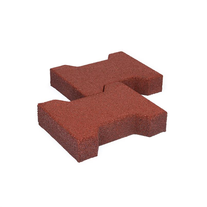 Gummi Verbundpflaster 20x16,5x4,3cm rot (900 Stück)