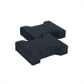 Gummi Verbundpflaster Fitness 20x16,5x4,3cm schwarz