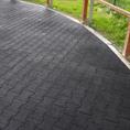 Gummi Verbundpflaster Fitness 20x16,5x4,3cm schwarz