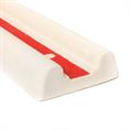 Gummi Wandschutz weiß LxBxH=1000x162x48mm