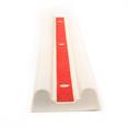 Gummi Wandschutz weiß LxBxH=1000x162x48mm