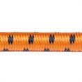 Gummiband mit Verschlusshaken orange/schwarz L=20cm (25 Stück)
