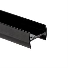 H-Profil Kunststoff 12-12,8 mm schwarz (L=3m)