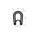 Kantenschutzprofil dunkelgrau 0,5-2,0mm /BxH=6,5x9,5mm (L=100m)