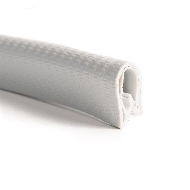 Kantenschutzprofil hellgrau 1-2,5mm /BxH=8,5x14mm (L=50m)