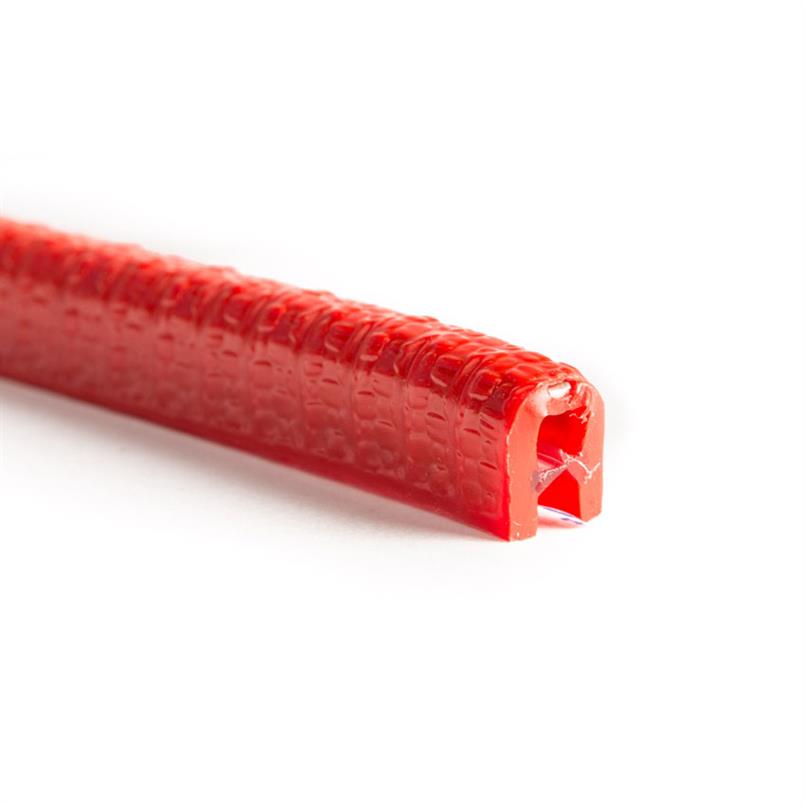Kantenschutzprofil rot 0,5-2,0mm /BxH=6,5x9,5mm (L=100m)