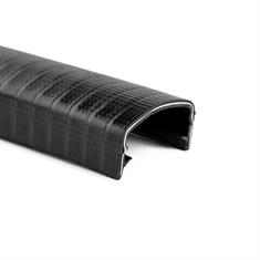 Kantenschutzprofil schwarz 17-20mm /BxH=27,5x16,5mm (L=25m)