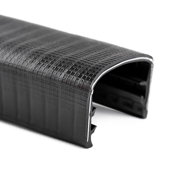 Kantenschutzprofil schwarz 28-32mm /BxH= 36x25,4mm (L=50m)