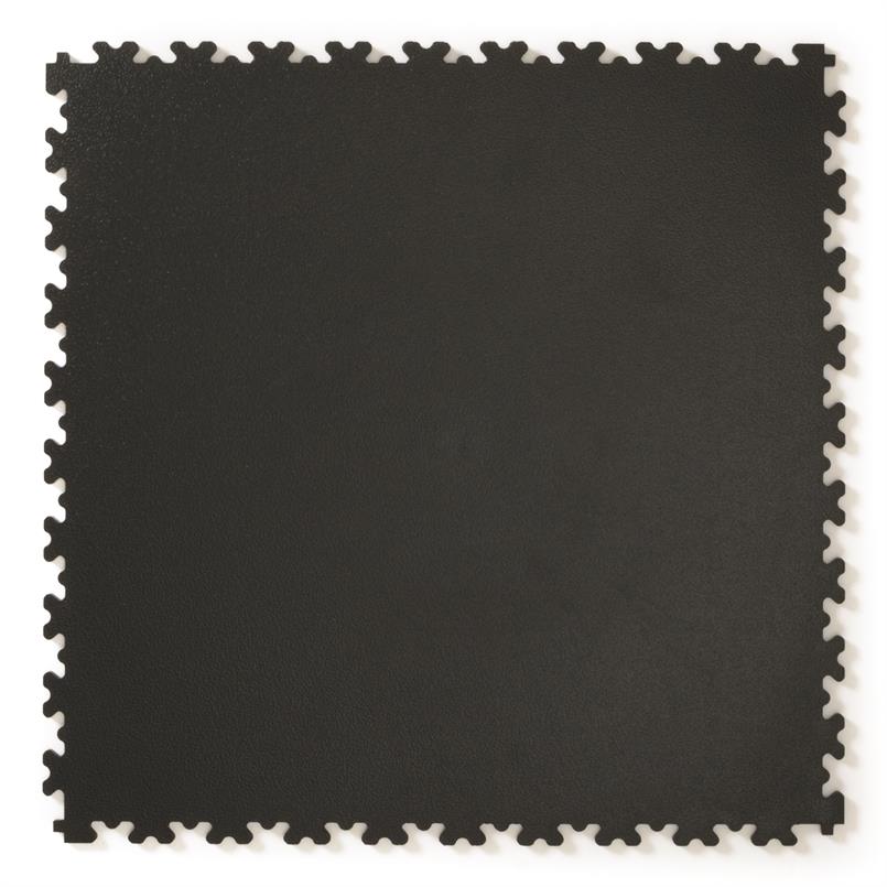 Klickfliese Hammerschlag HD schwarz 500x500x7mm