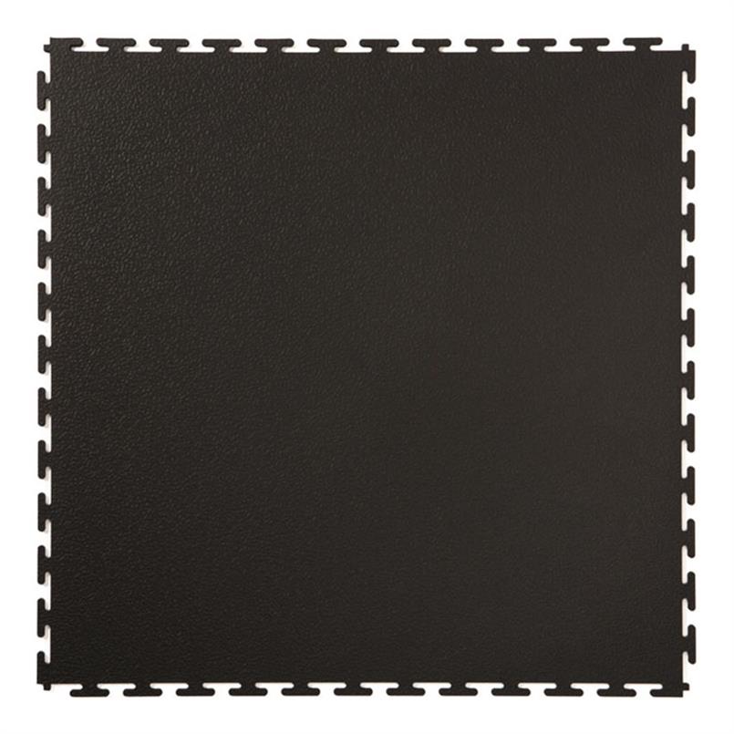 Klickfliese Hammerschlag schwarz 500x500x4,5mm