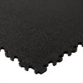 Klickfliese Hammerschlag schwarz ECO 515x515x7mm