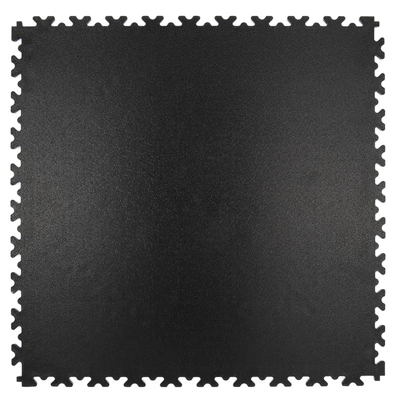 Klickfliese Hammerschlag schwarz ECO 515x515x7mm