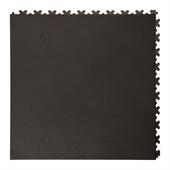Klickfliese Leder schwarz 500x500x5,5mm