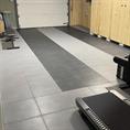 Klickfliese Rauhstruktur schwarz 458x458x5mm
