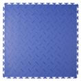 Klickfliese Riffelblech blau 530x530x4mm T-Verbindung