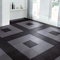 Klickfliese Schieferstein schwarz 458x458x5mm