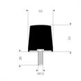 Konischer Dämpfer Typ K/D 50x55mm (Set 5 Stück)