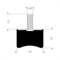 Konkaver Dämpfer Typ DS/D 40x28mm (Set 5 Stück)