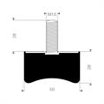 Konkaver Dämpfer Typ DS/D 50x28mm (Set 10 Stück)