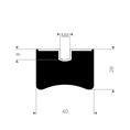 Konkaver Dämpfer Typ DS/E 40x28mm (Set 5 Stück)