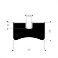 Konkaver Dämpfer Typ DS/E 50x28mm (Set 10 Stück)