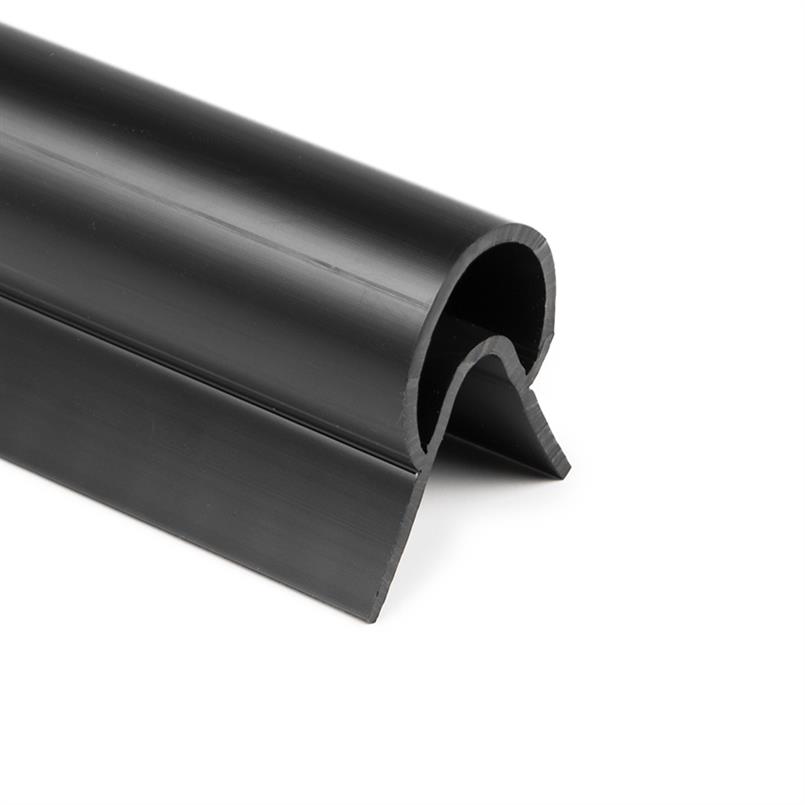 Kunststoff Eckschutz schwarz 45x45mm L=2000mm - Technikplaza