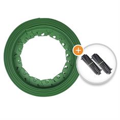 Kunststoff Gartenkante grün 40mm (L=10m)