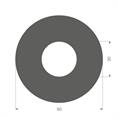Moosgummi EPDM Schlauchprofil D=20x50mm (L=15m)