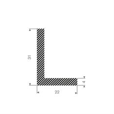 Moosgummi Profil BxH= 31x22mm (L=25m)