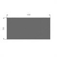 Moosgummi Vierkantprofil BxH= 100x50mm (L=10m)