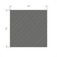 Moosgummi Vierkantprofil BxH=50x50mm (L=10m)