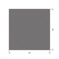 Moosgummi Vierkantprofil BxH= 80x80mm (L=5m)