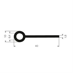 Notenprofil BxH=40x10mm (L=50m)