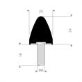 Parabelpuffer Typ KP/D 20x24mm (Set 10 Stück)