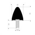 Parabelpuffer Typ KP/D 30x36mm (Set 10 Stück)