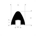 Parabelpuffer Typ KP/E 10x10mm (M4) (Set 10 Stück)